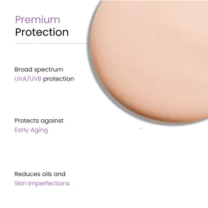 BLUR IT UP tinted mineral sunscreen SPF 50 in Medium shade