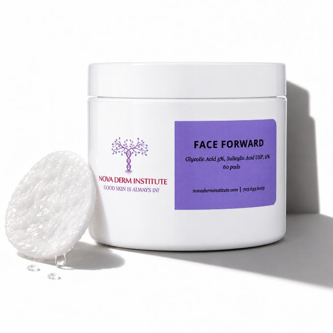 Face Forward glycolic and salicylic acid exfoliating pads – 60 count