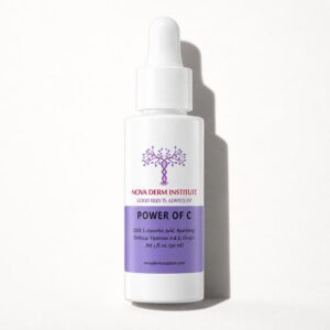 Power of C vitamin C brightening serum for dark spots by Nova Derm Institute